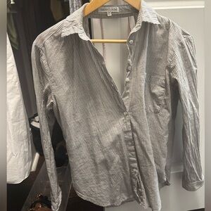 Heartloom Gray Striped Shirt
